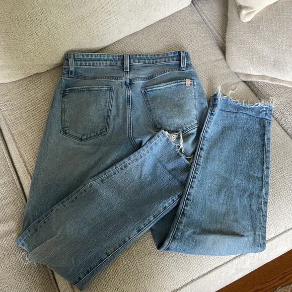 JOES JEANS The Niki Mid-Rise Boyfriend Distressed Light Blue Jeans Size 26 - Picture 6 of 7